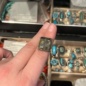 African Moss ring, good condition. Rarely used